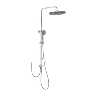 Душевая стойка Swedbe Calypso 5101G1 без смесителя хром/серый